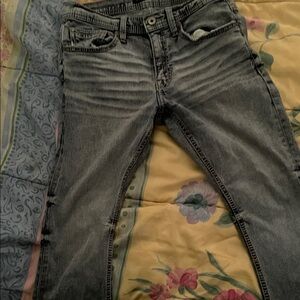 BKE Light Wash Gray Denim Jeans
